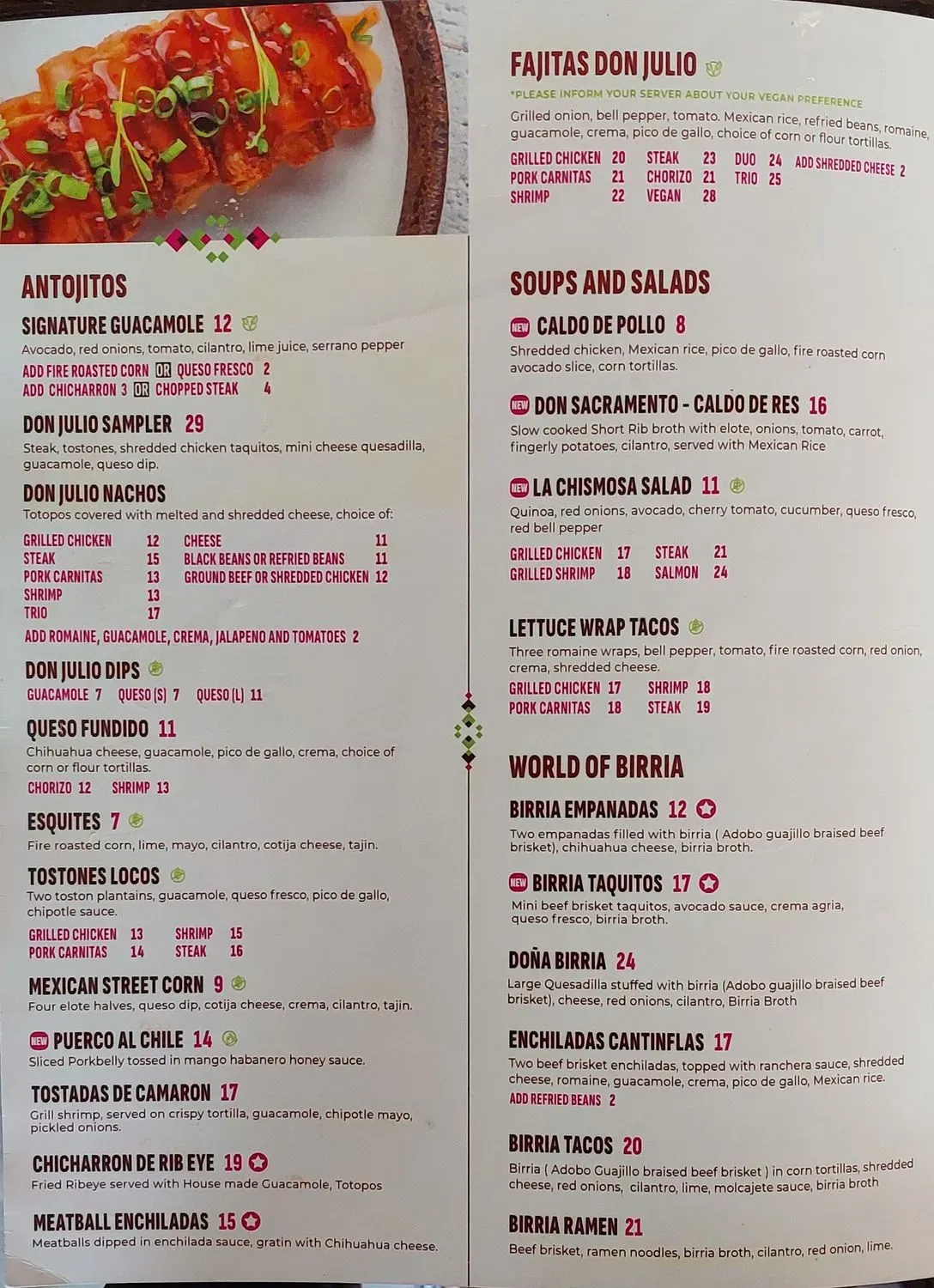 Menu 6