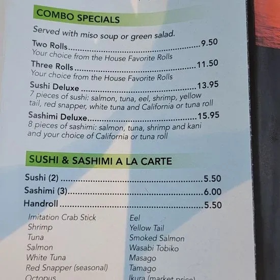 Menu 2