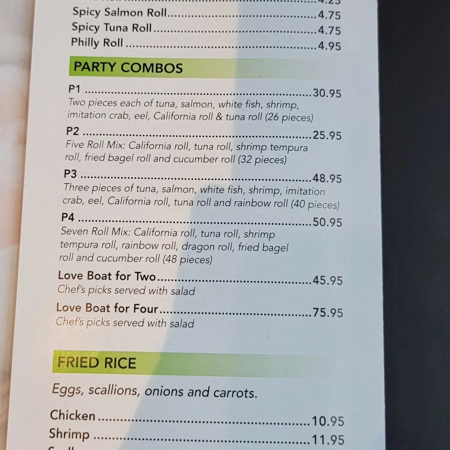 Menu 3