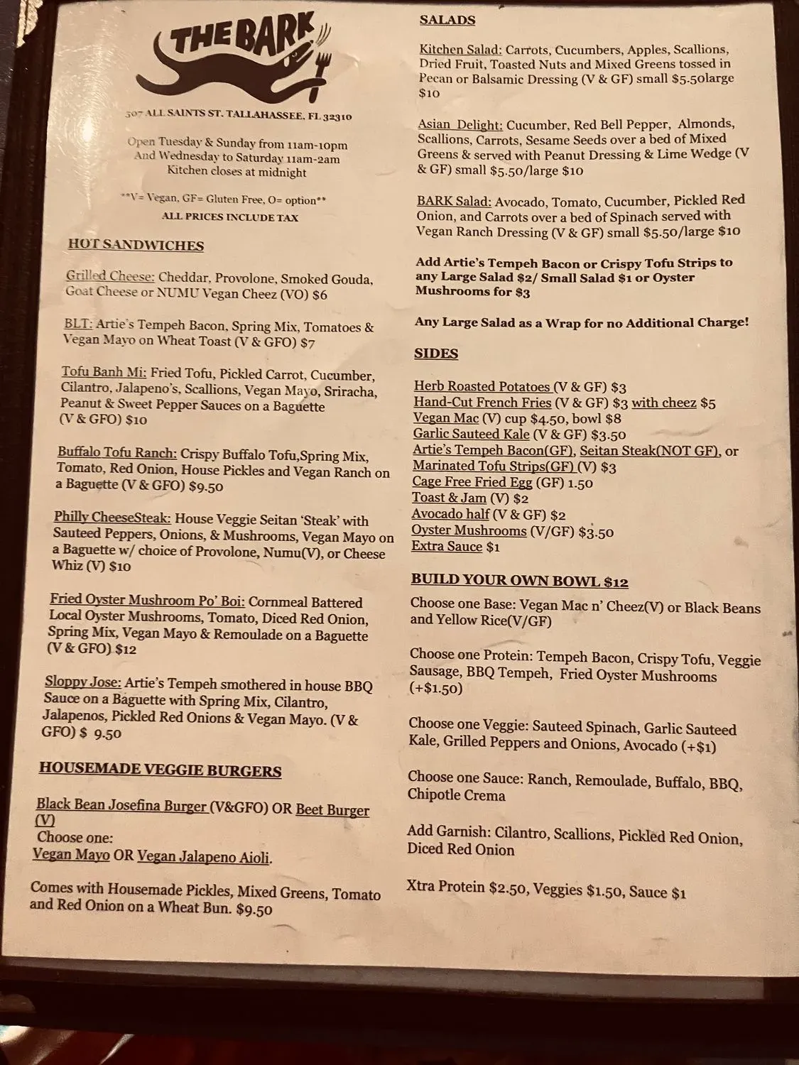 Menu 2