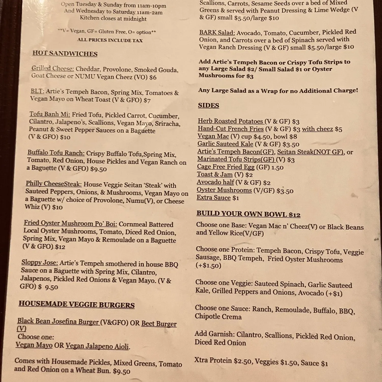 Menu 2