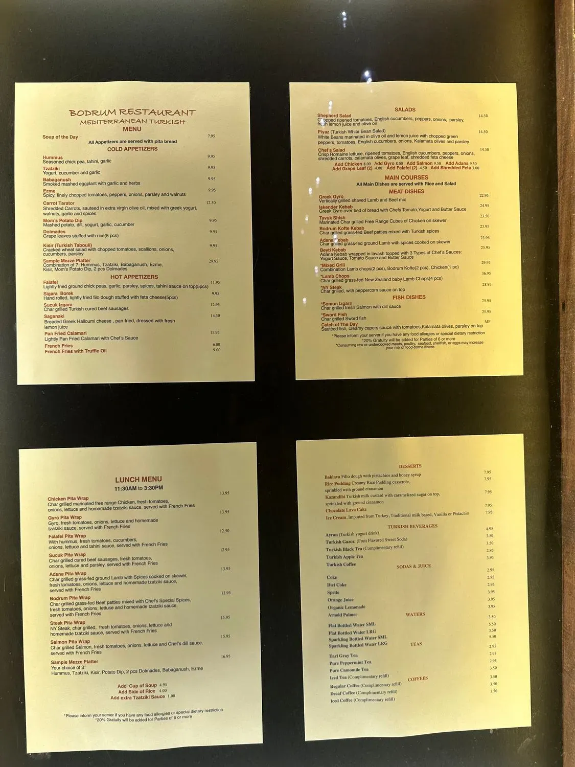 Menu 4