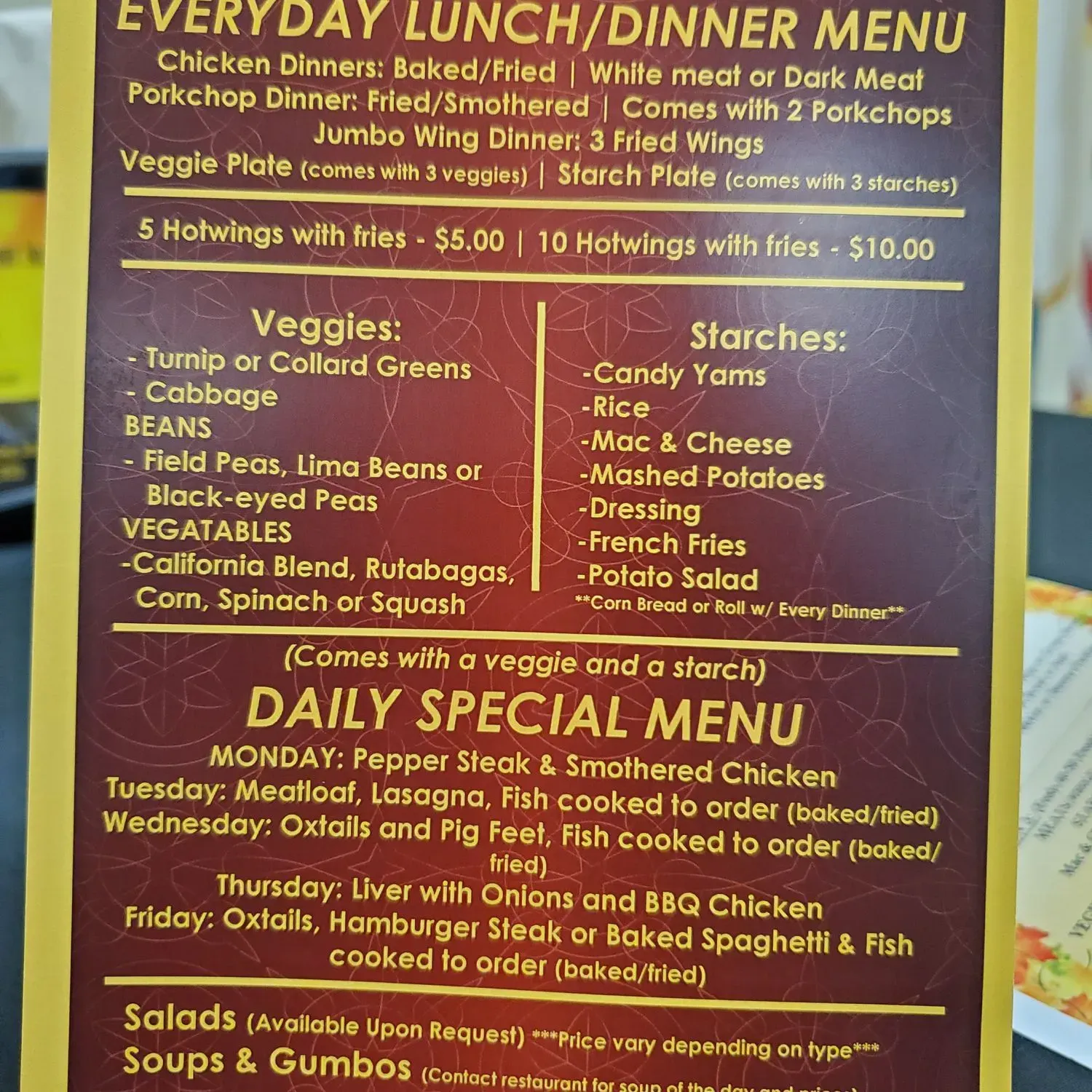 Menu 3