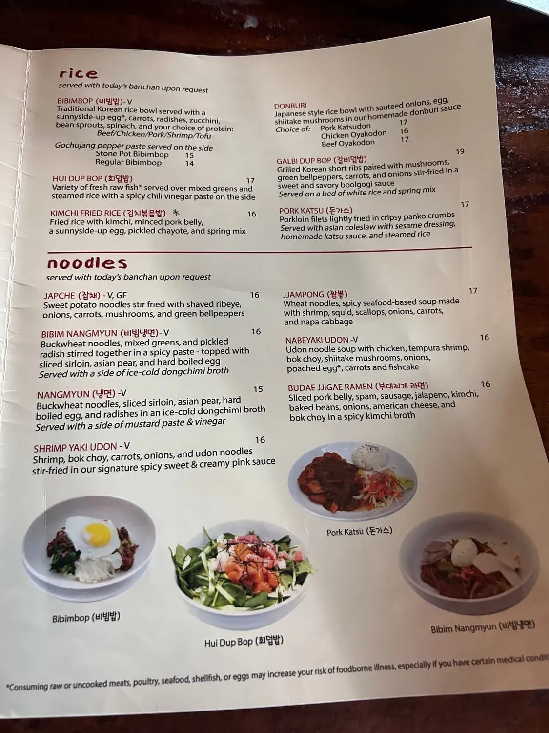 Menu 5