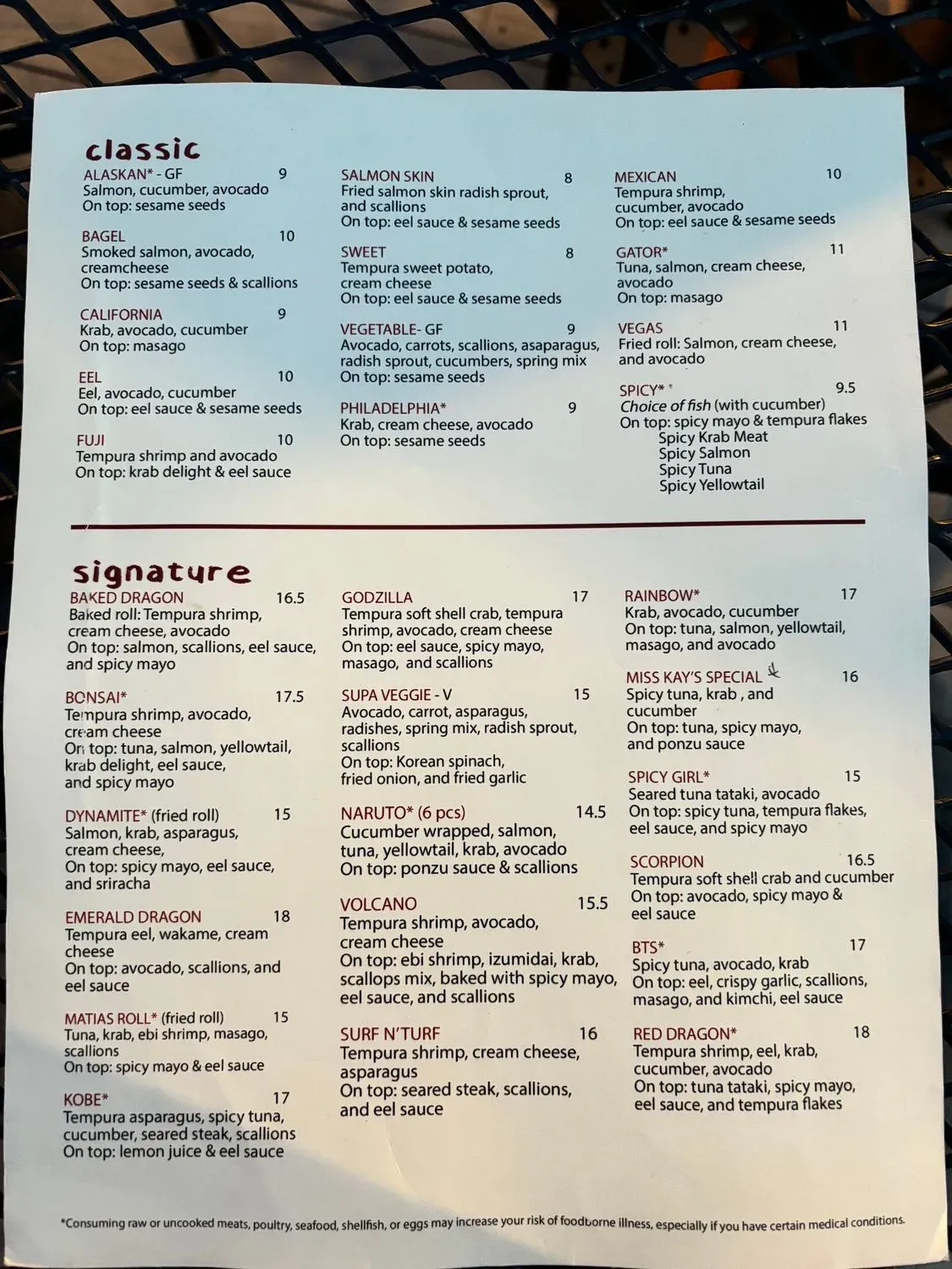 Menu 3