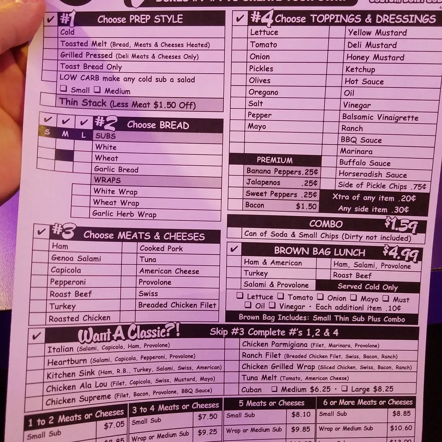 Menu 3