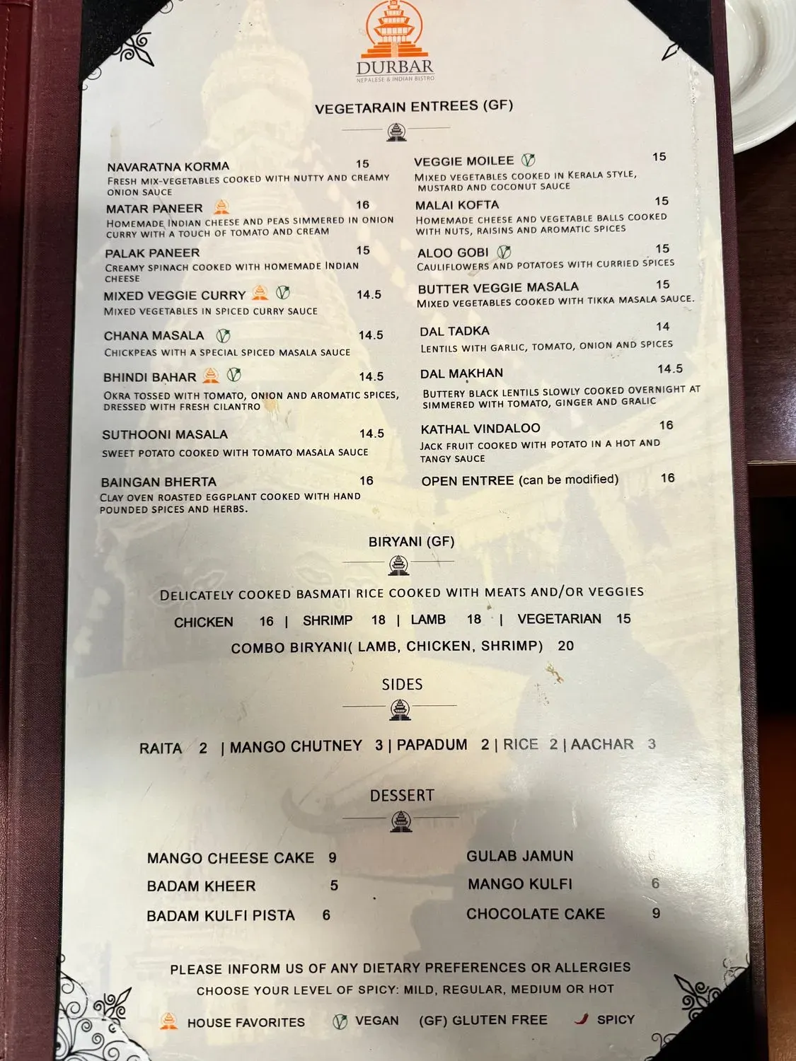 Menu 6