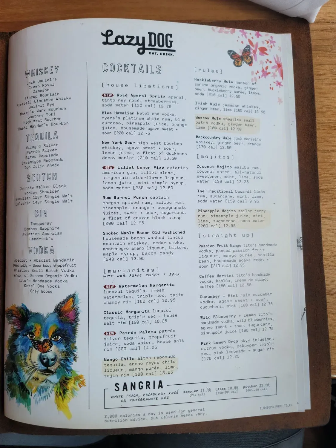 Menu 6