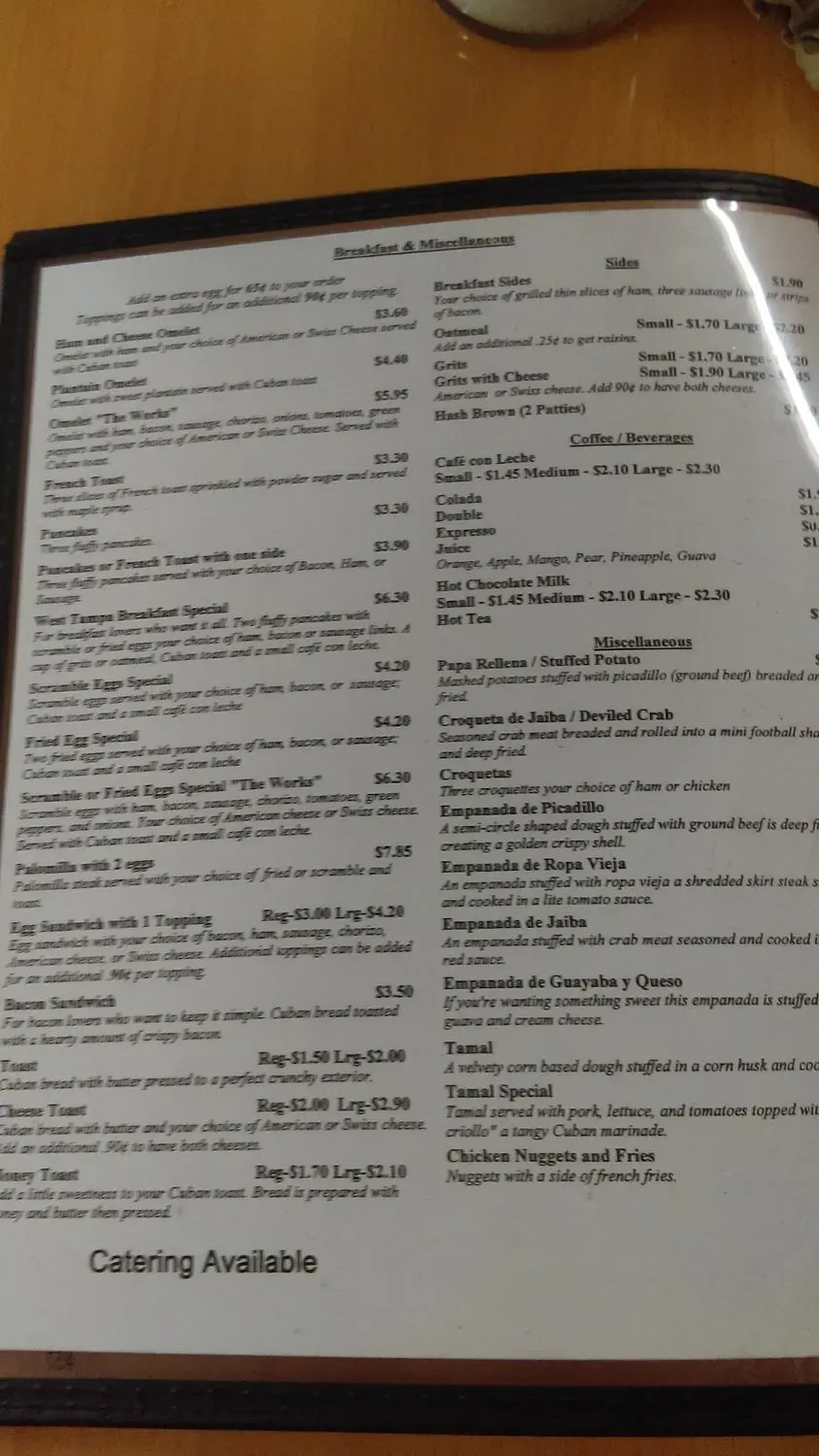 Menu 6