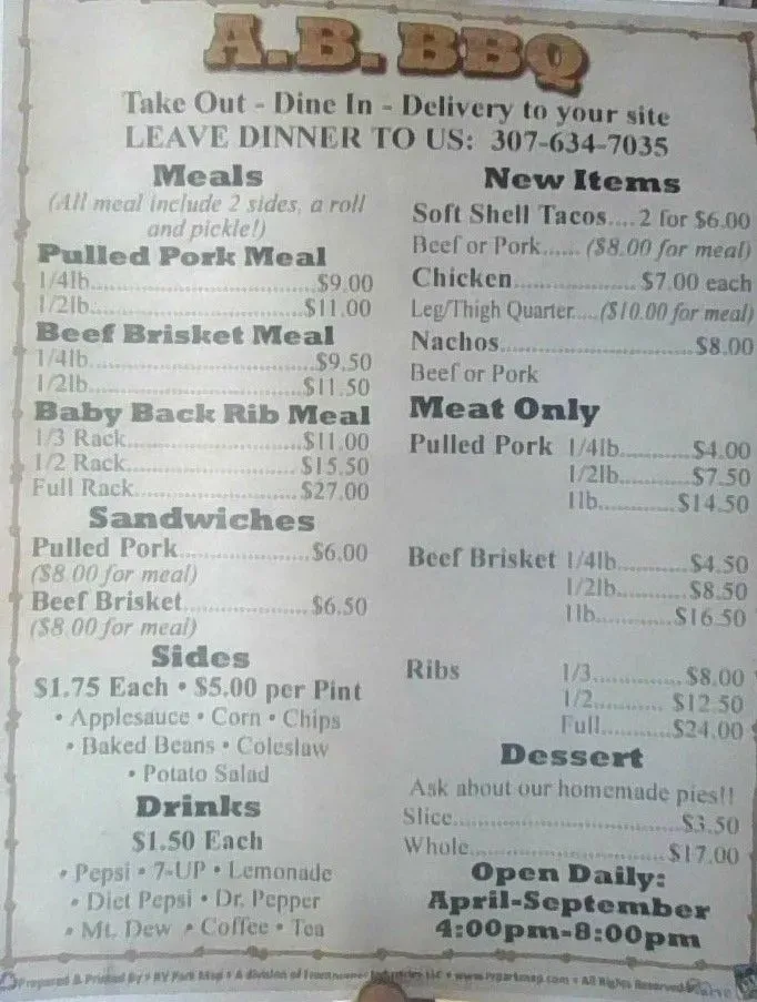 Menu 3