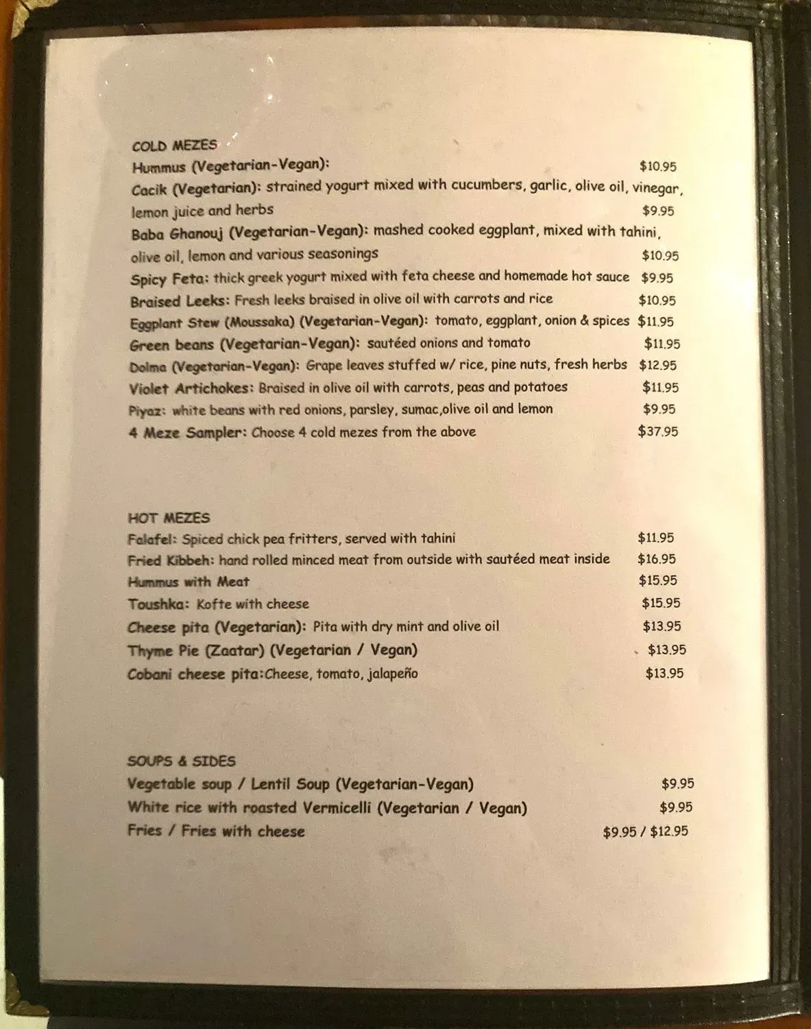 Menu 4