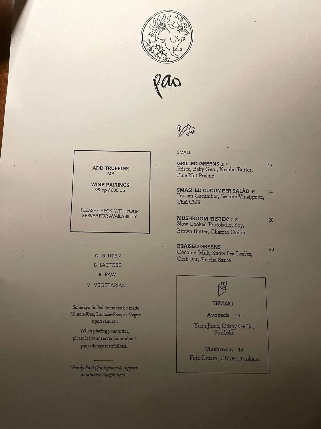 Menu 6