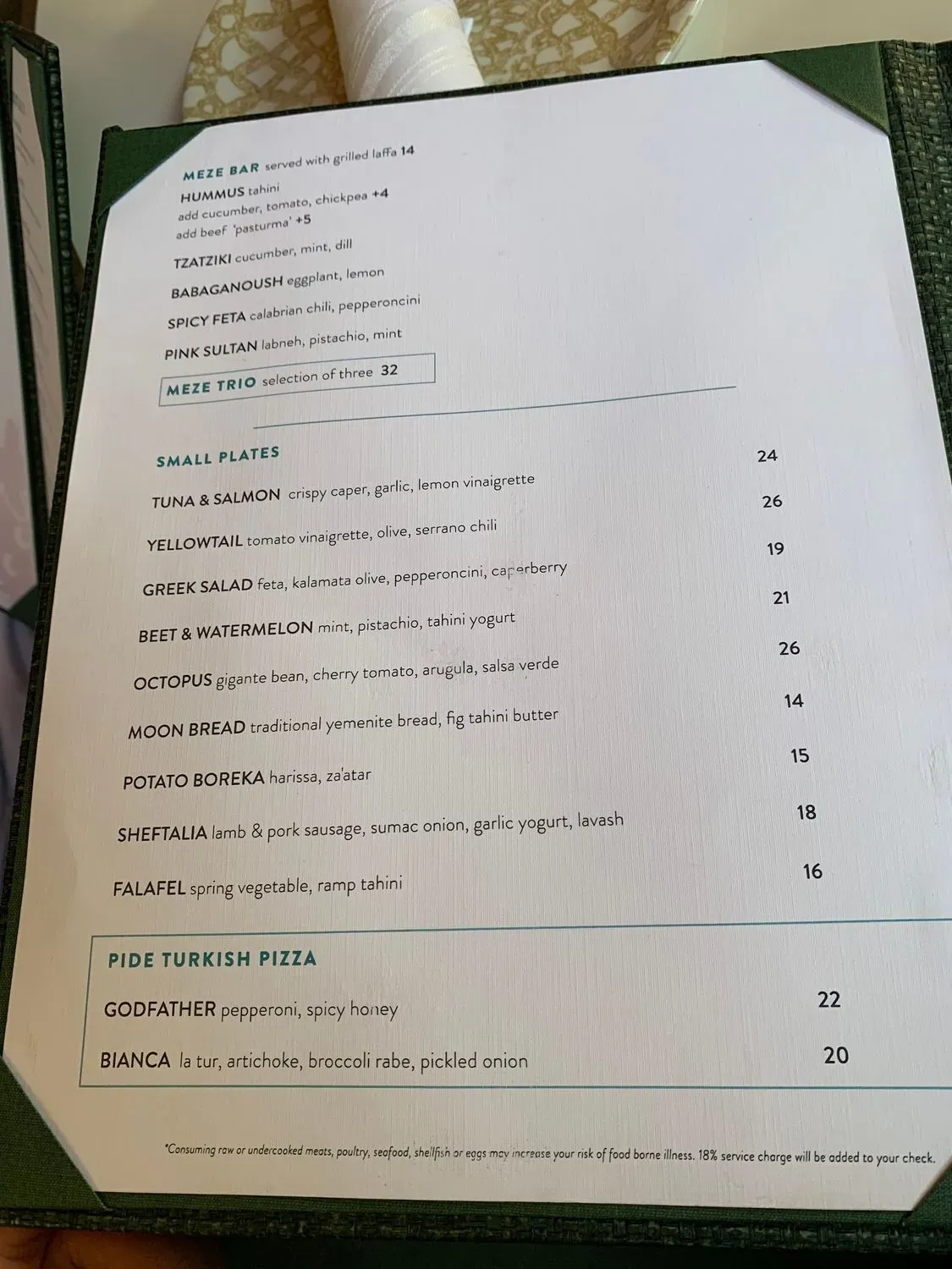 Menu 6