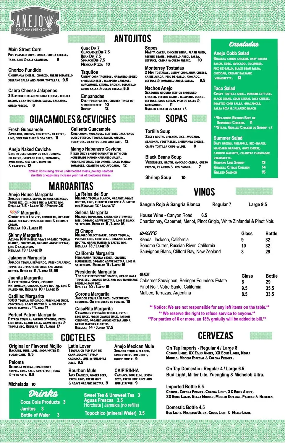 Menu 3