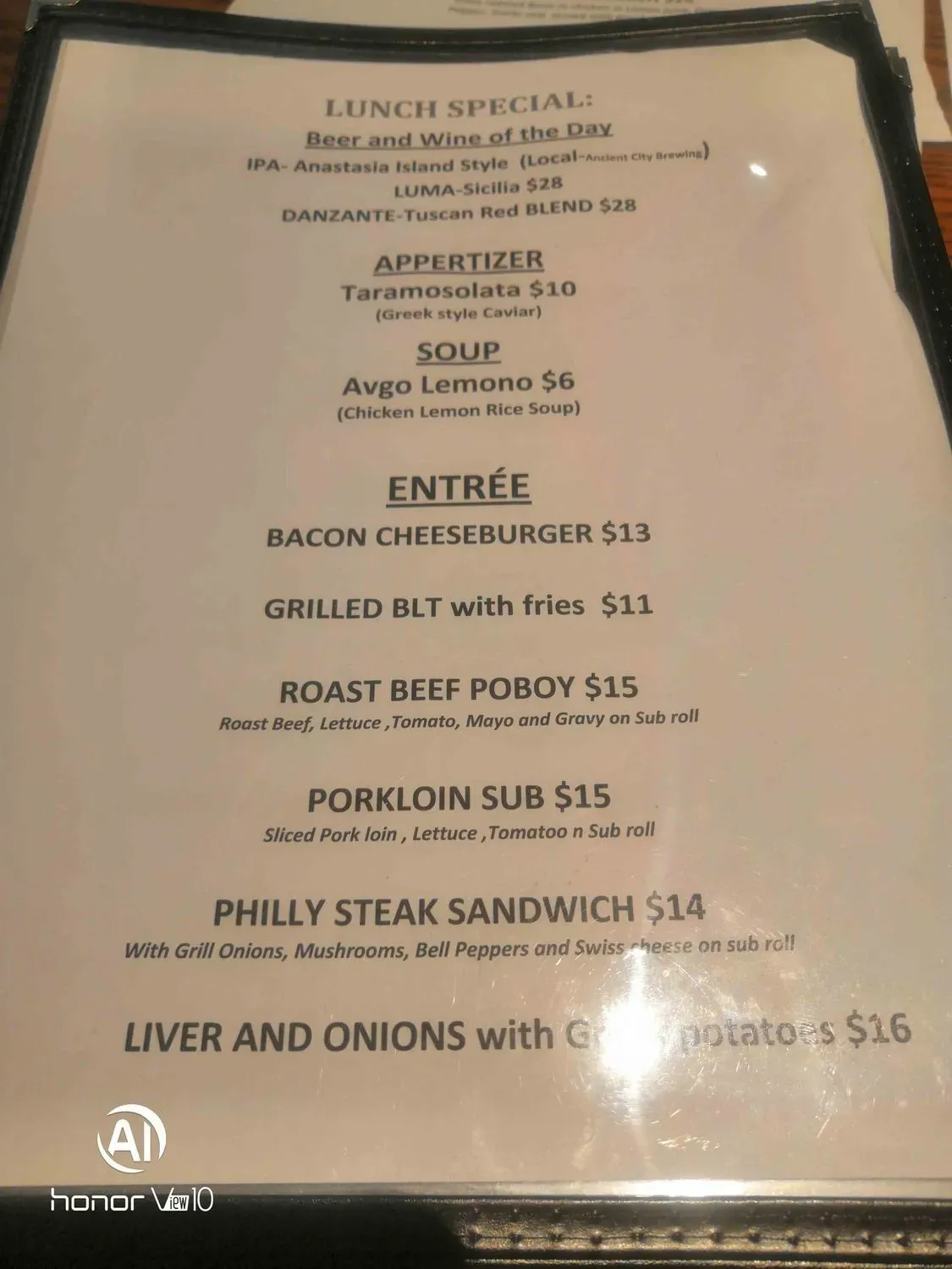 Menu 6