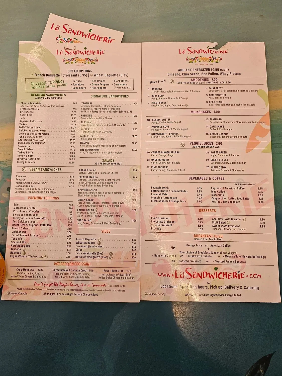 Menu 6