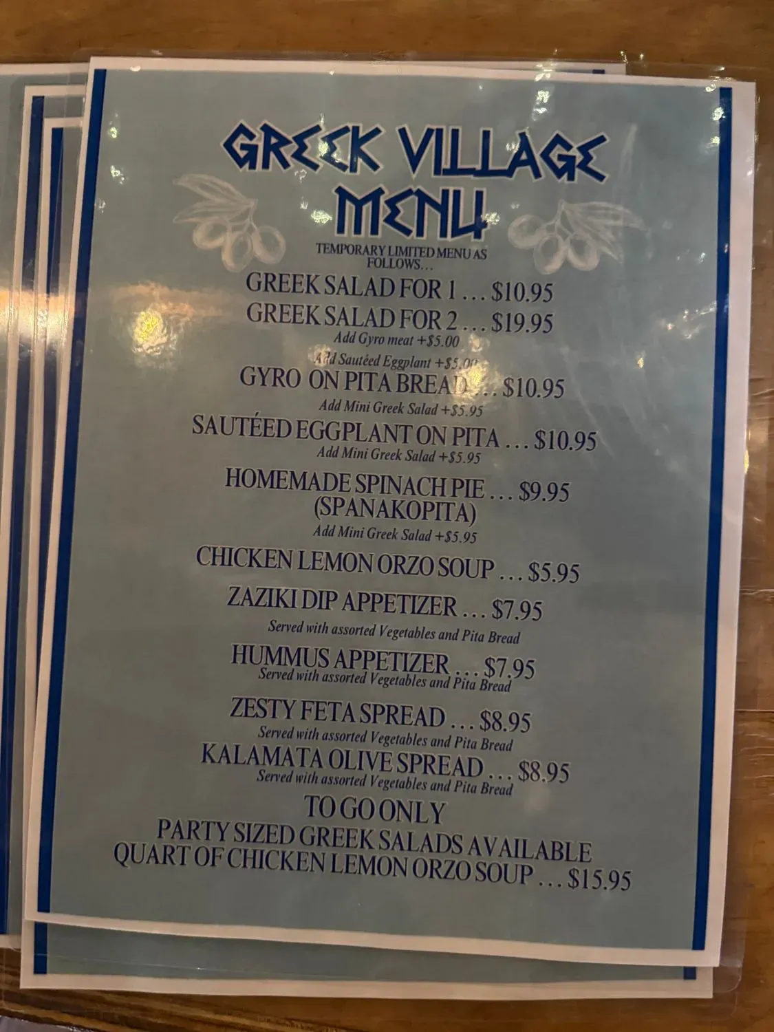 Menu 3