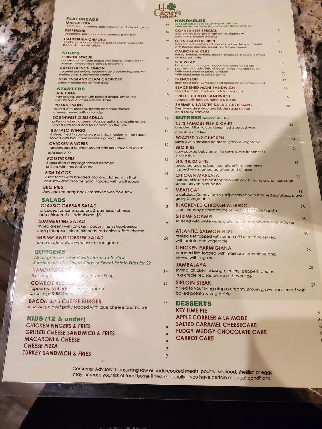 Menu 4