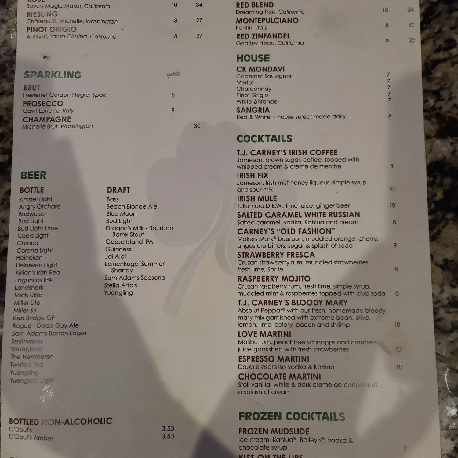 Menu 3