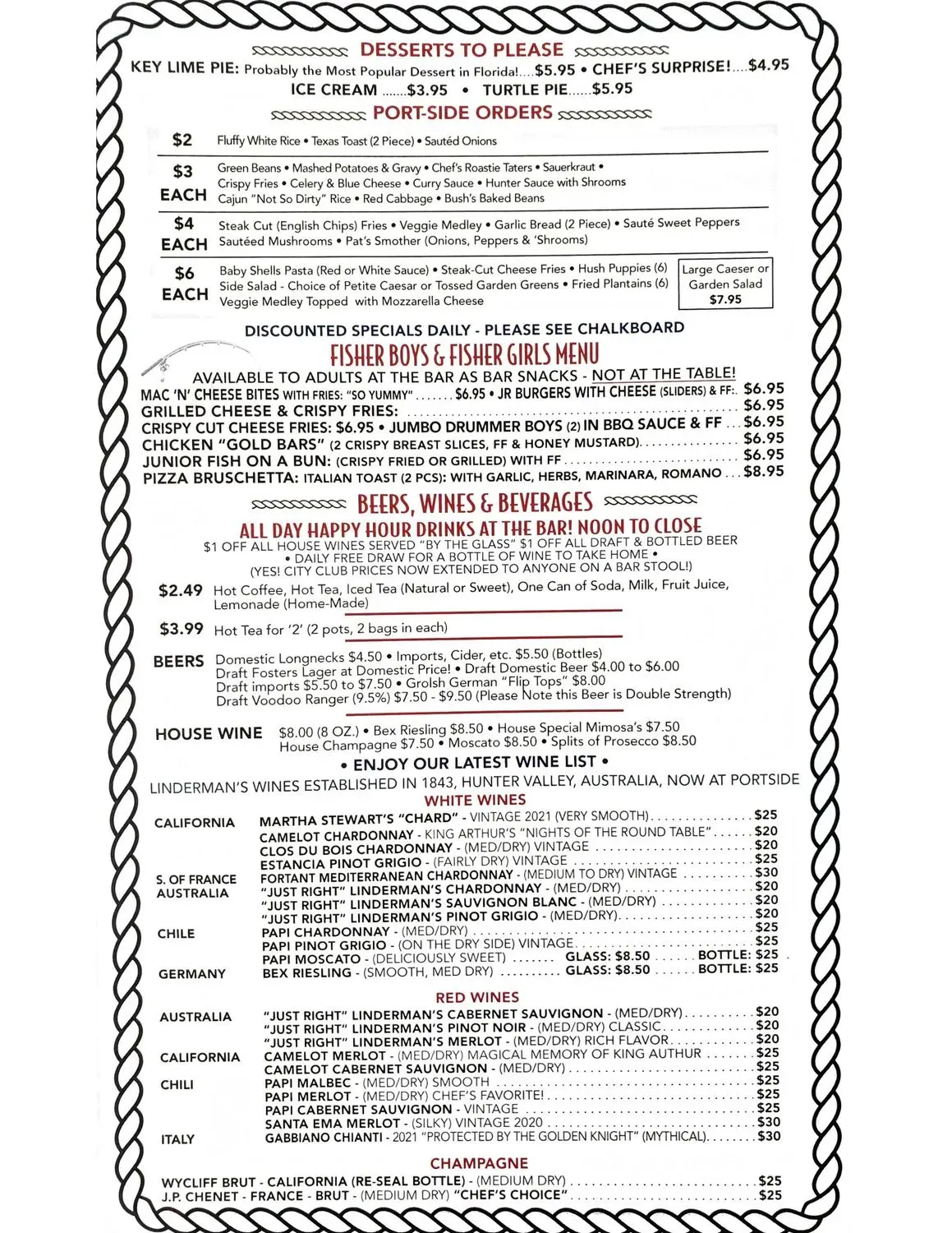 Menu 5