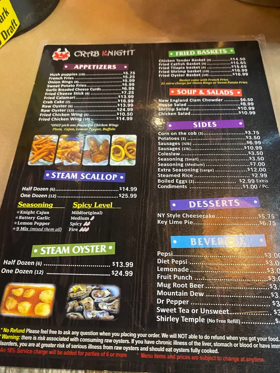 Menu 6