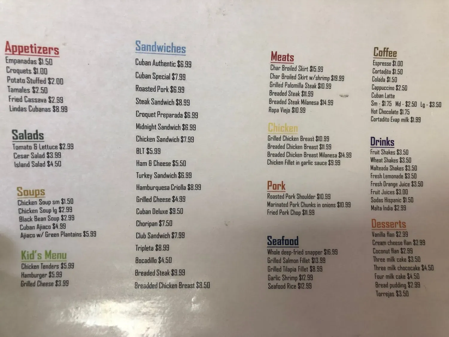 Menu 6