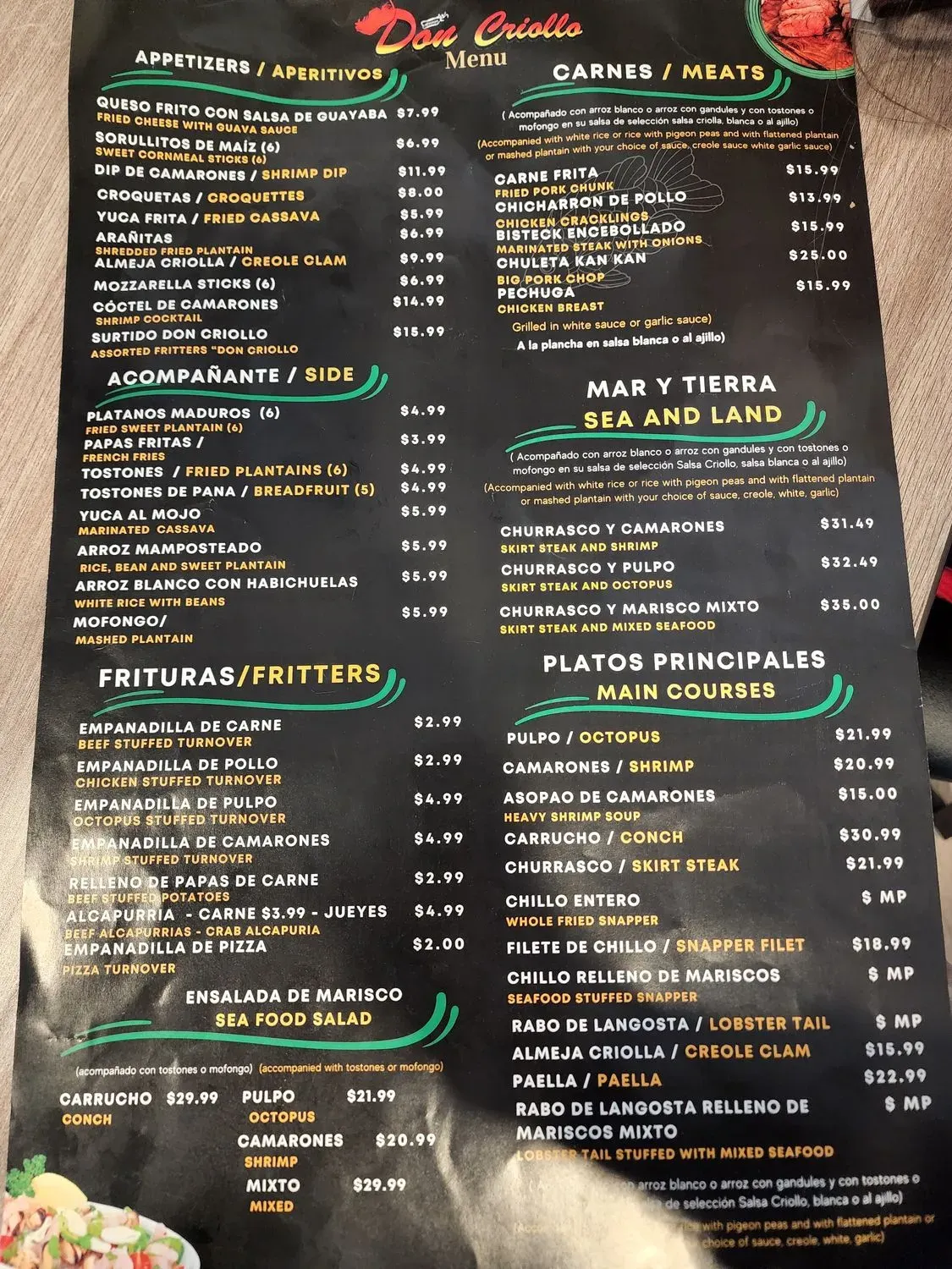 Menu 4