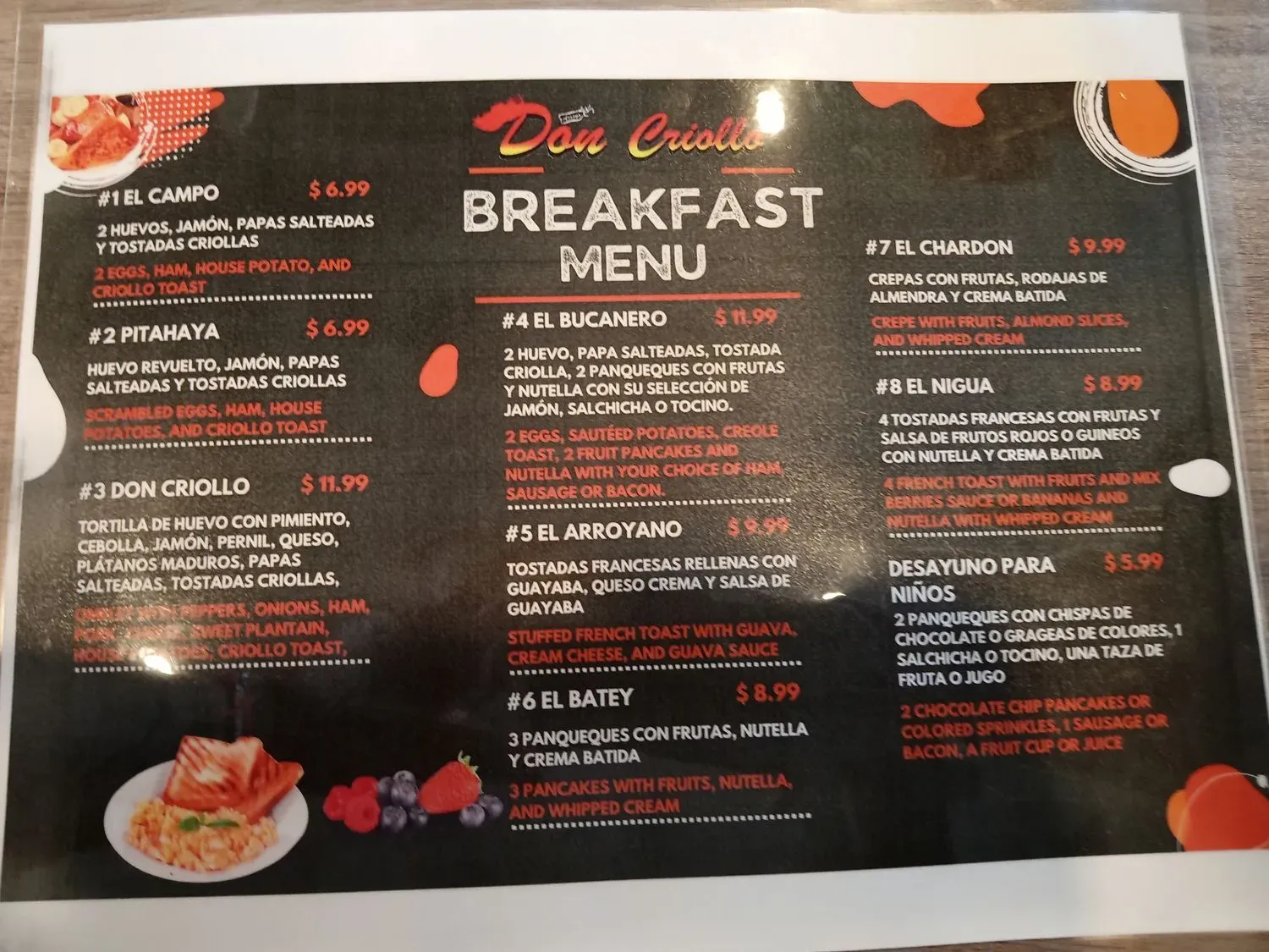 Menu 5