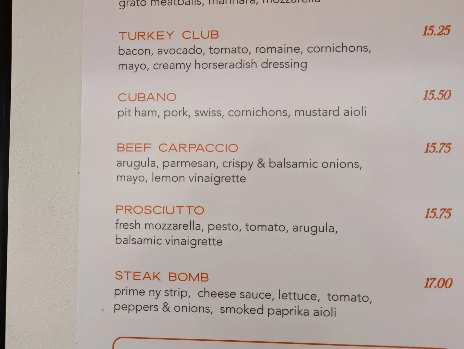 Menu 2