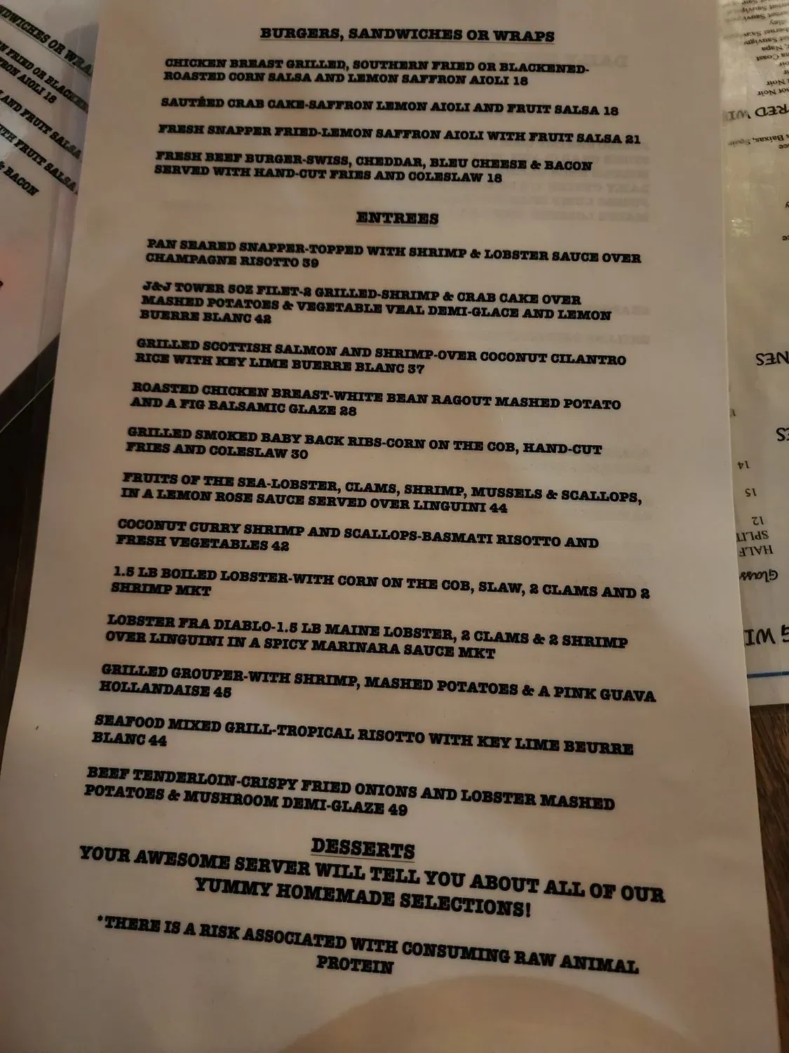 Menu 4