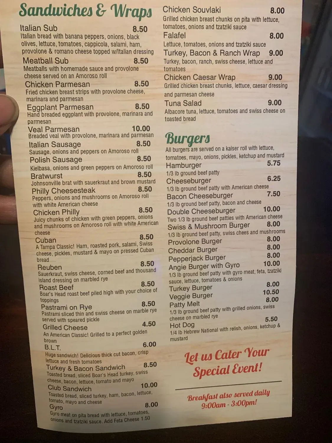 Menu 3