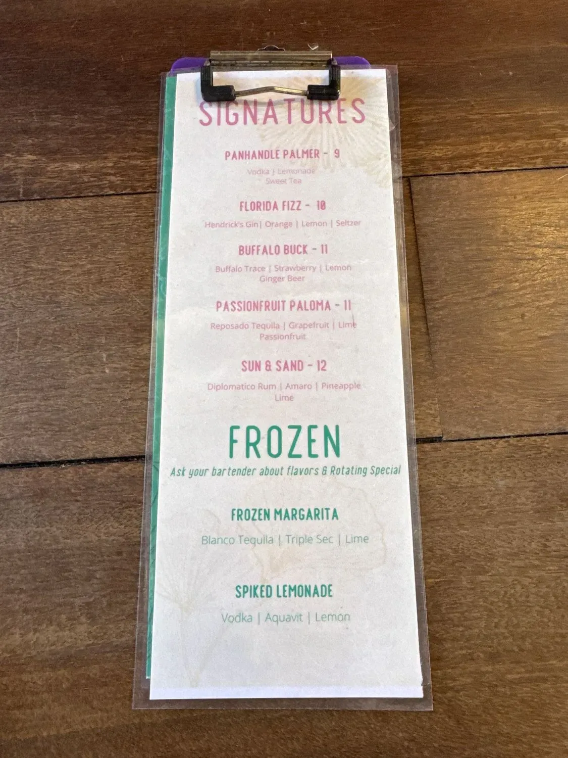 Menu 2