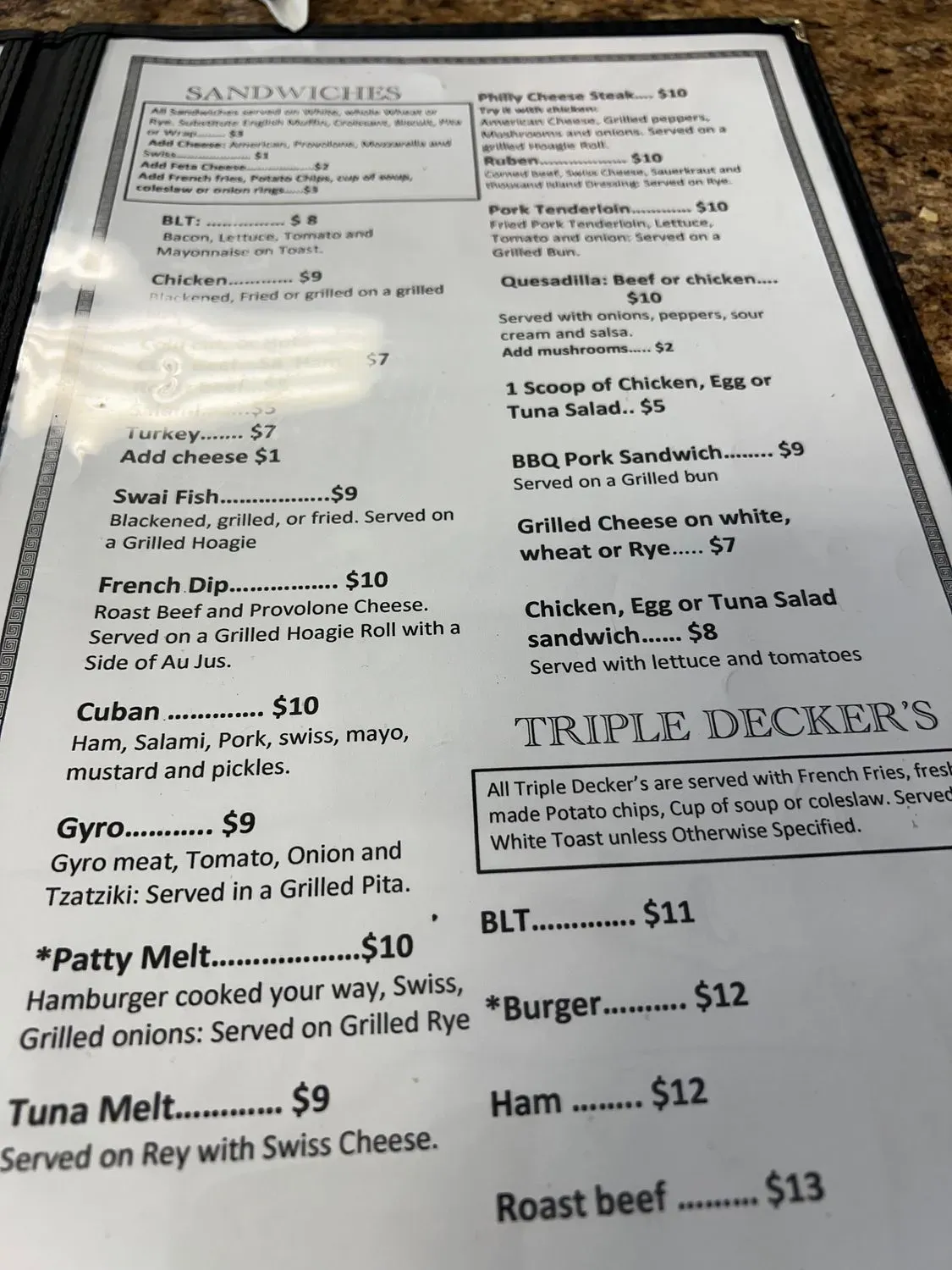 Menu 3