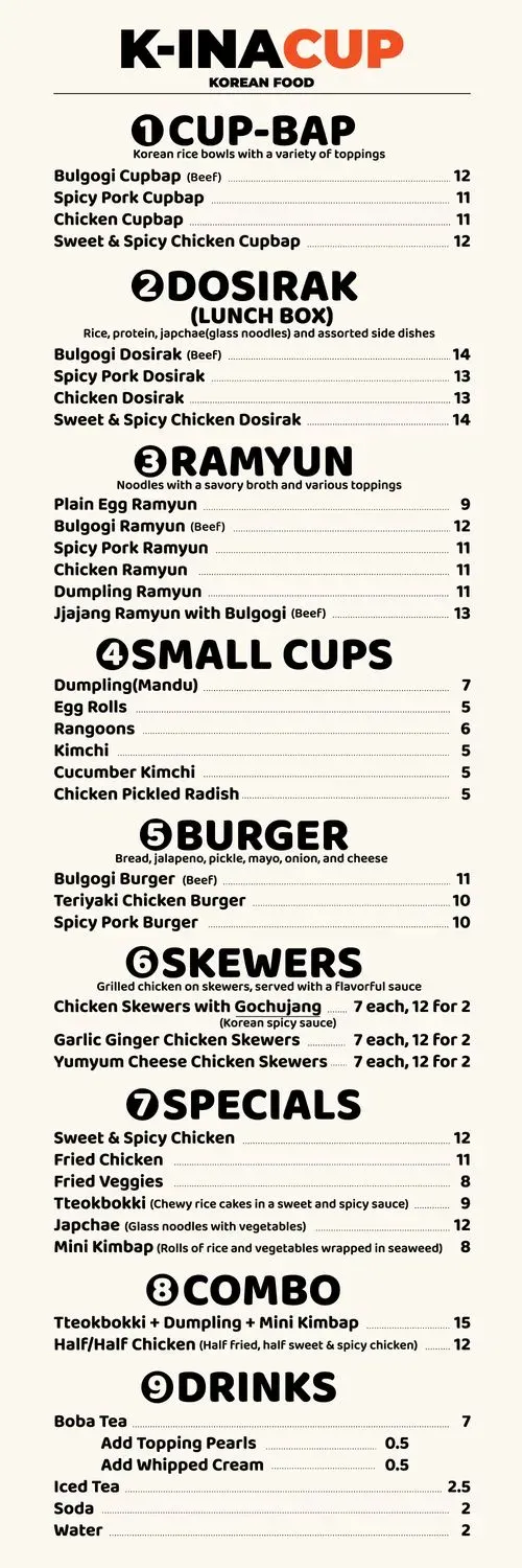 Menu 3