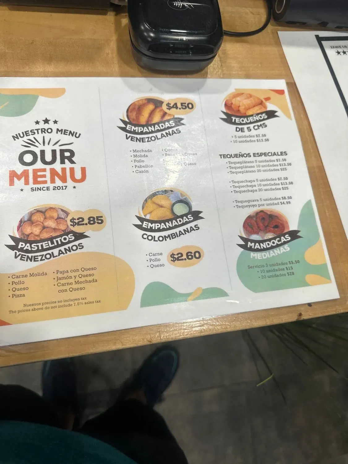 Menu 5