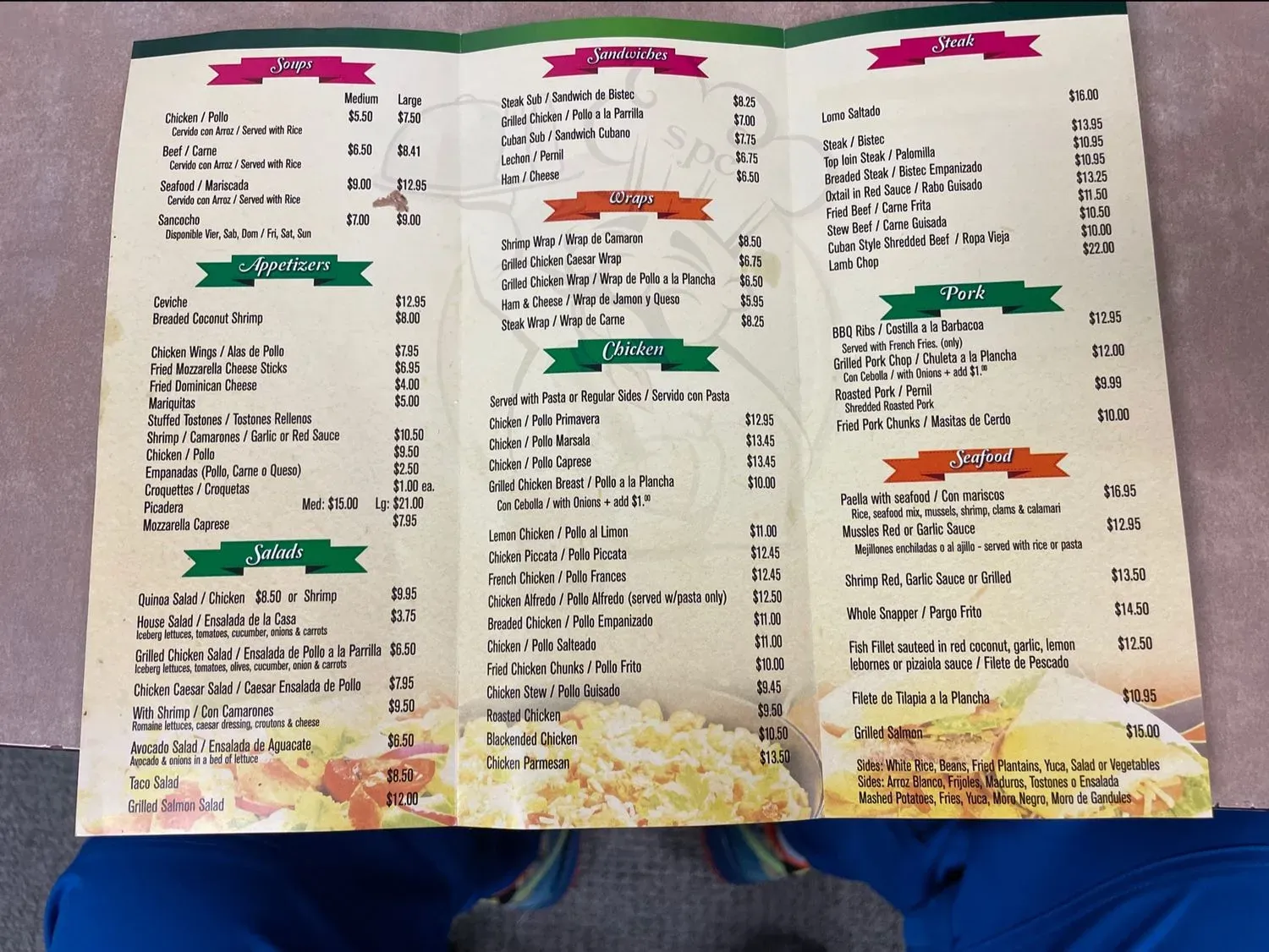 Menu 4