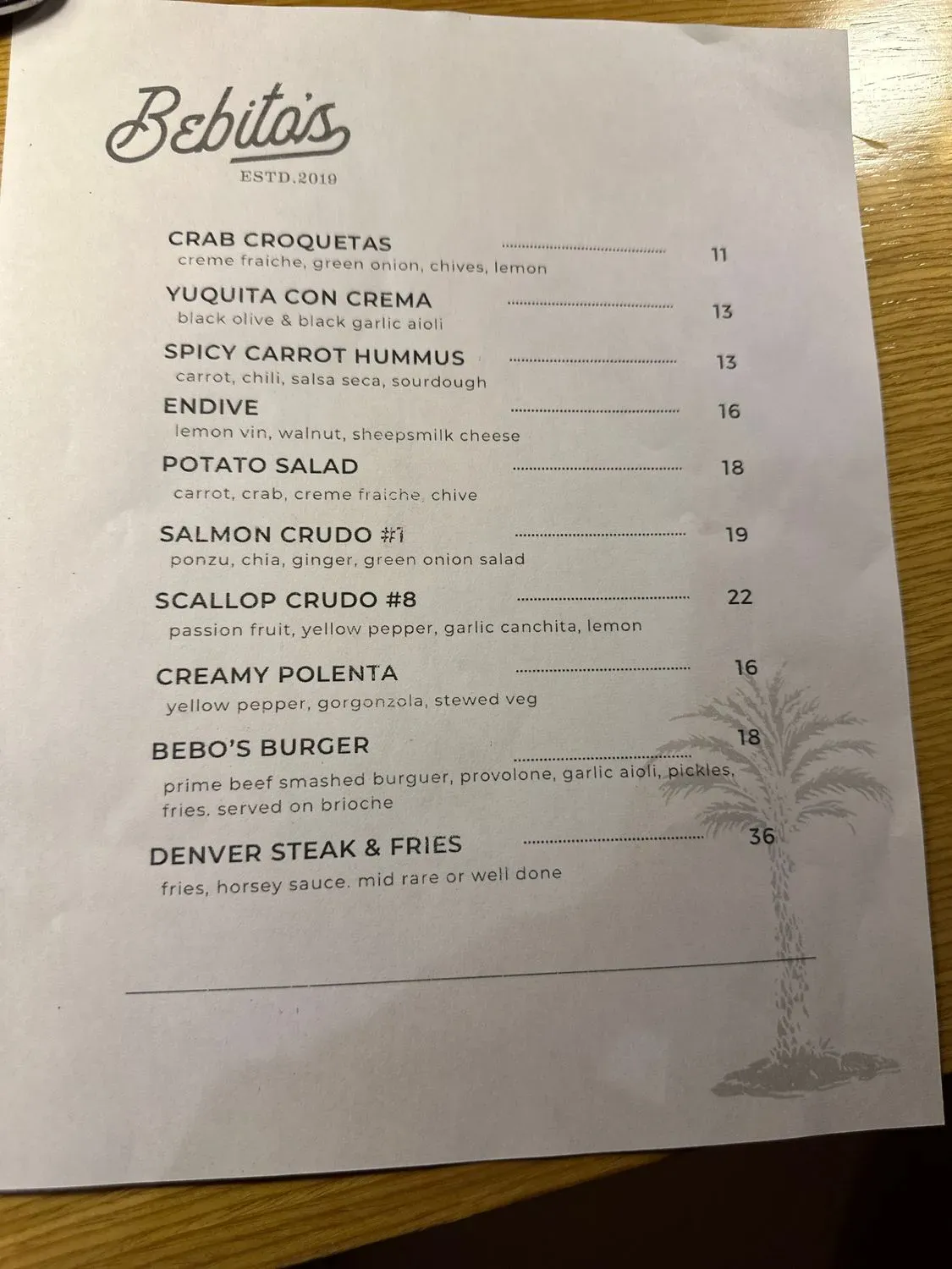 Menu 2