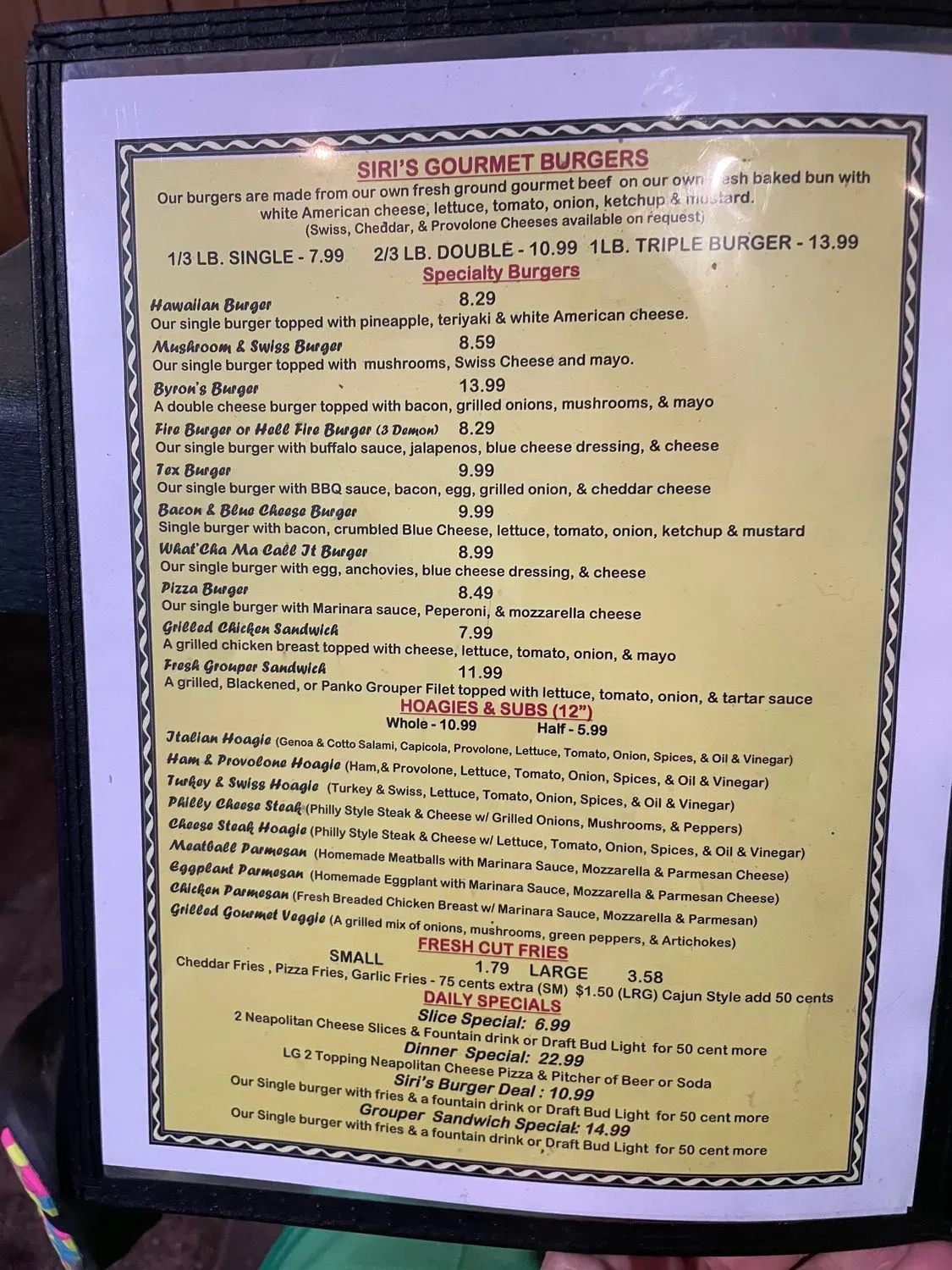 Menu 6