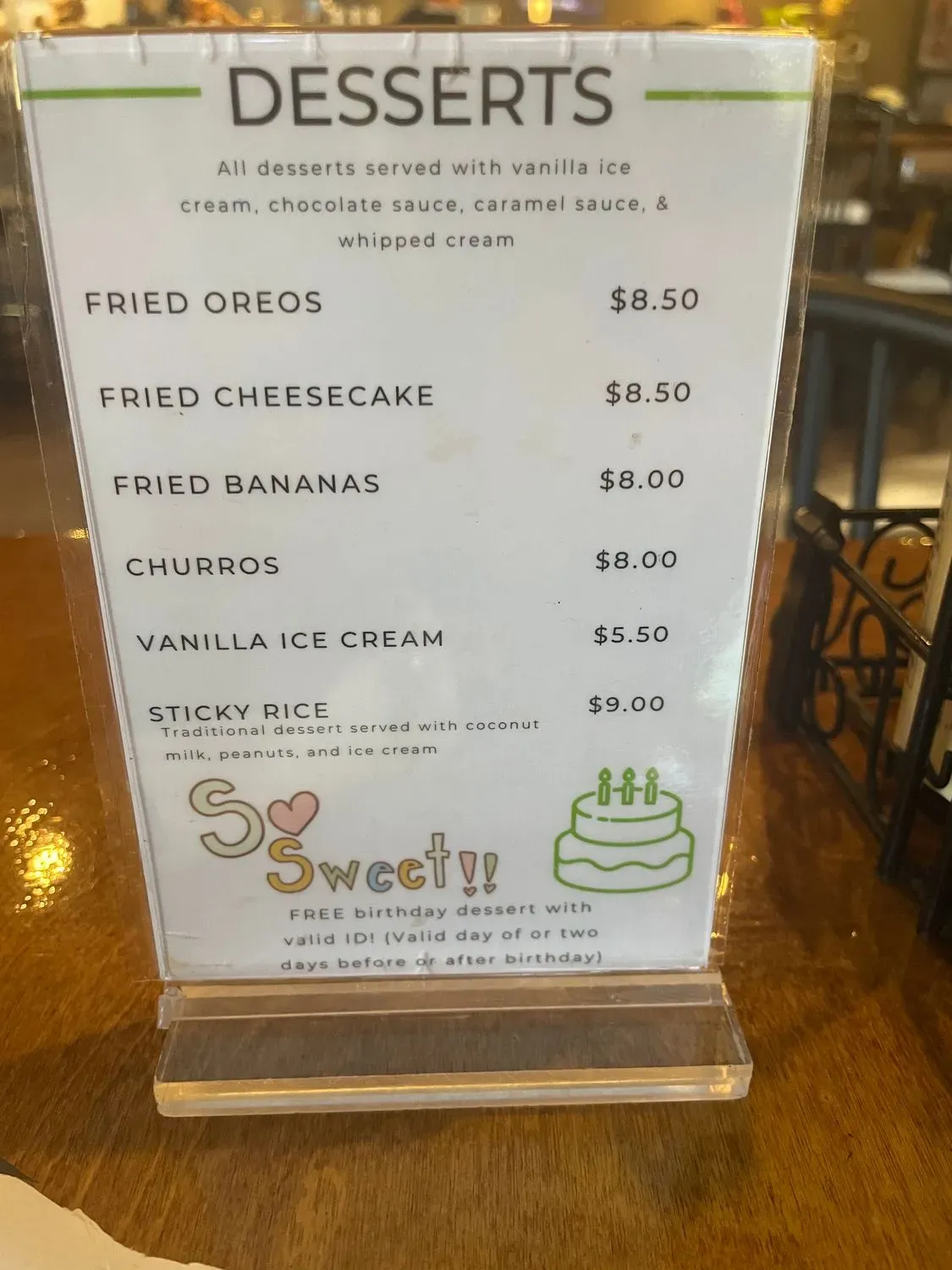 Menu 6