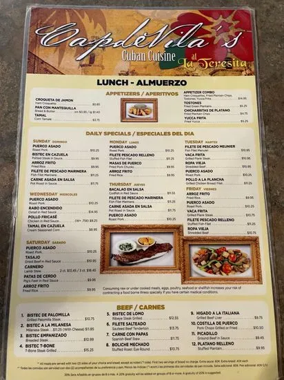 Menu 2