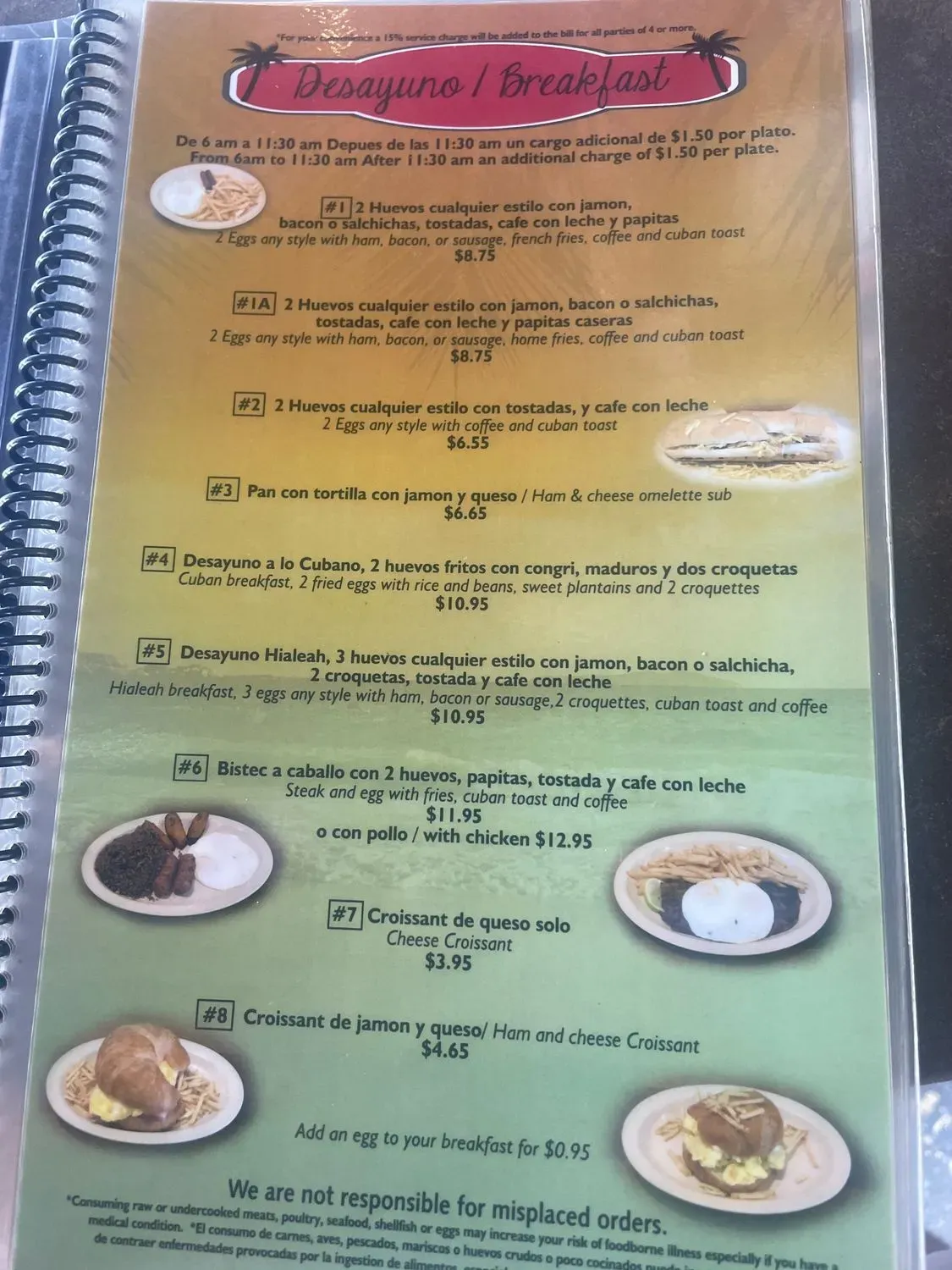 Menu 5