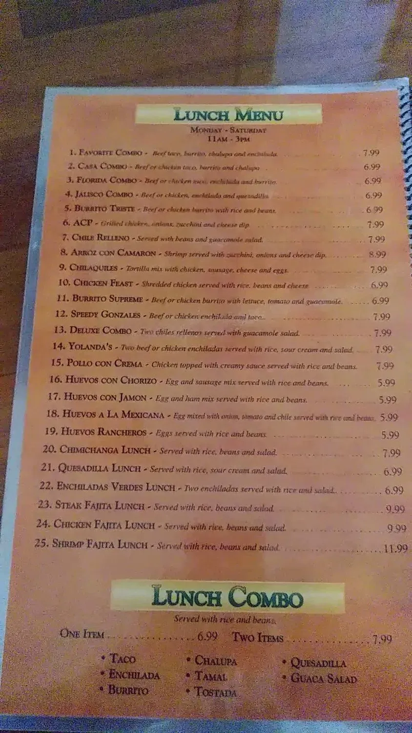 Menu 2