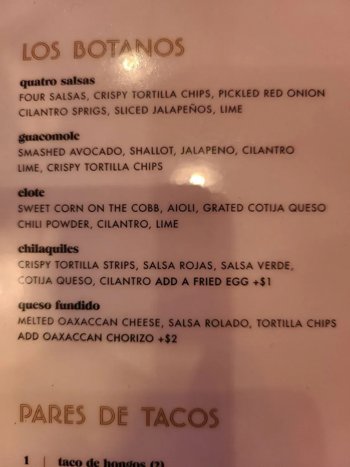 Menu 5