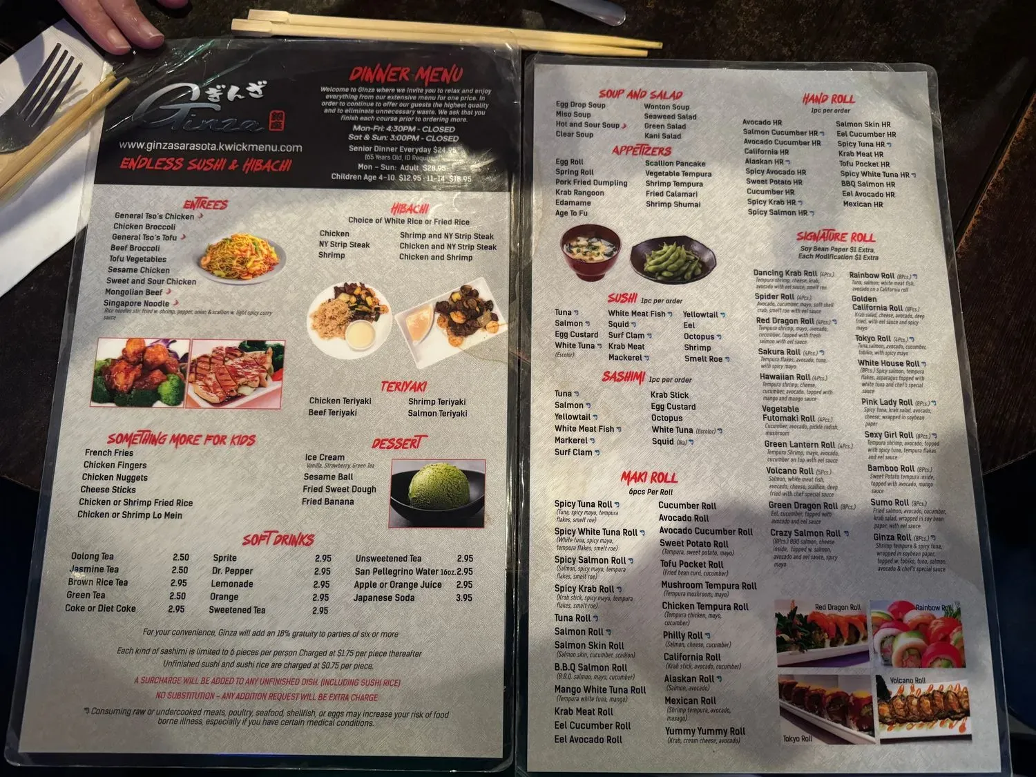 Menu 6