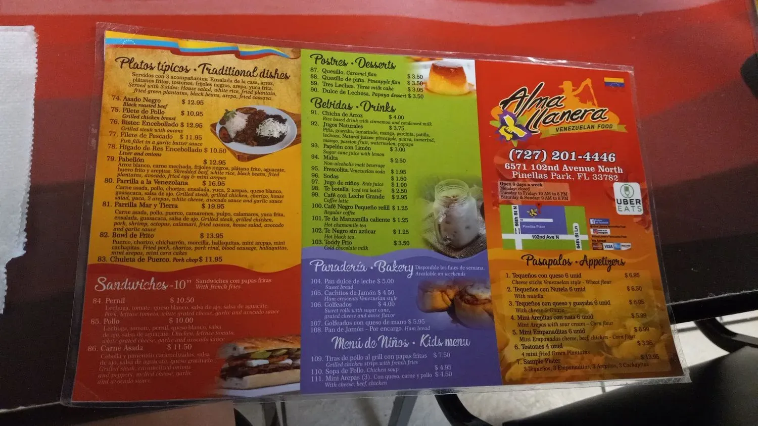 Menu 6