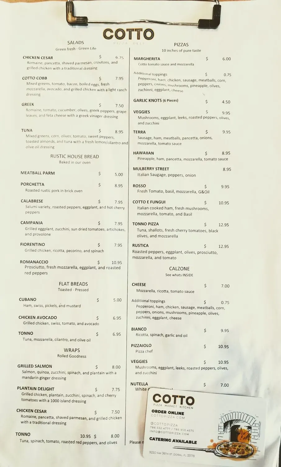 Menu 4