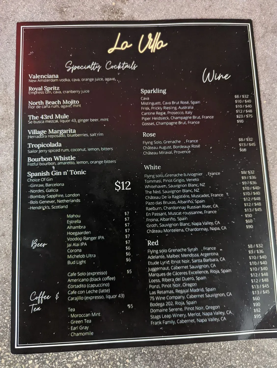 Menu 2