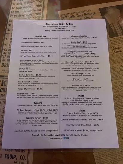 Menu 2