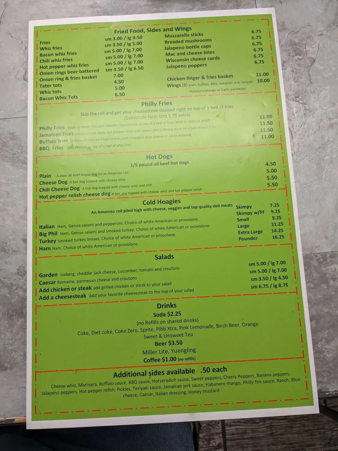 Menu 3