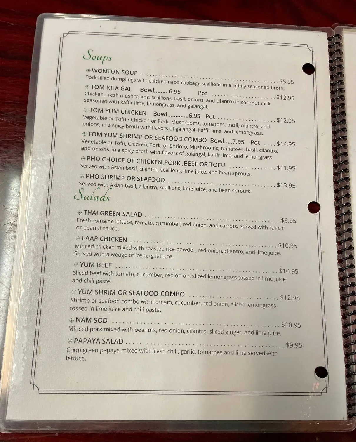 Menu 4